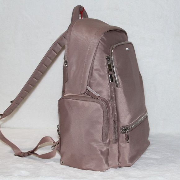 TUMI Voyageur Celina Backpack Rucksack Travel Laptop Bag Light Mauve - Picture 4 of 5